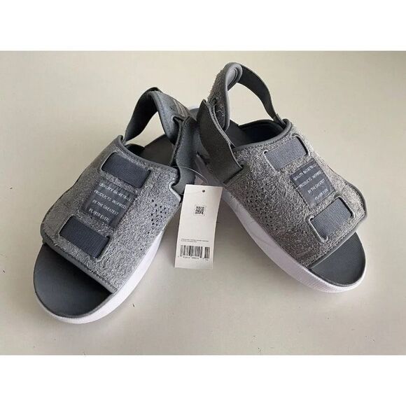 NIKE AIR JORDAN LS Slides Winter Grey Men’s Sz 9 DJ9857-002 NEW - Picture 1 of 11